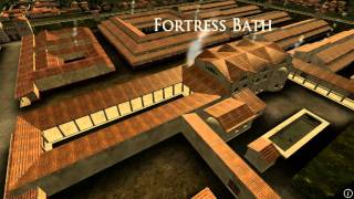 Animation of ancient Roman Fort in Caerleon Wales [upl. by Coit887]