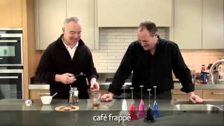 How to make a frappé coffee using an aerolatte milk frother [upl. by Lizabeth]