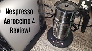 Nespresso Aeroccino 4 Milk Frother Review  Worth upgrading from the Aeroccino 3 [upl. by Luna]