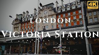 London Victoria Station Walk Through England 4K [upl. by Anul766]