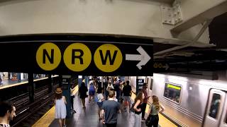 ⁴ᴷ The Busiest NYC Subway Station Times Square–42nd StreetPort Authority Bus Terminal [upl. by Hanad834]