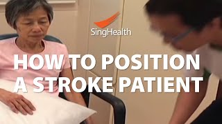 How To Position A Stroke Patient [upl. by Melentha726]