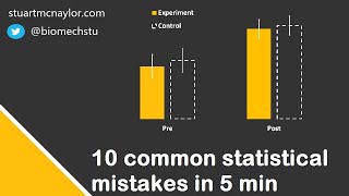 Ten Statistical Mistakes in 5 Min [upl. by Joby436]