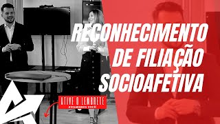 DIREITO DE FAMÍLIA Reconhecimento de filiação socioafetiva [upl. by Nivat]