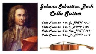 Johann Sebastian Bach  Cello suites in 432 Hz great for reading or studying [upl. by Eittah278]