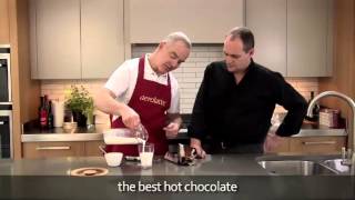 How to make a hot chocolate using an aerolatte milk frother [upl. by Hairu84]