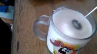 Aerolatte Review Frothing Cold Milk In Under 1 Minute [upl. by Hegarty]